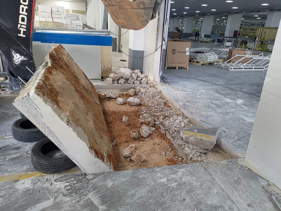Bina güçlendirme – beton delme uygulaması